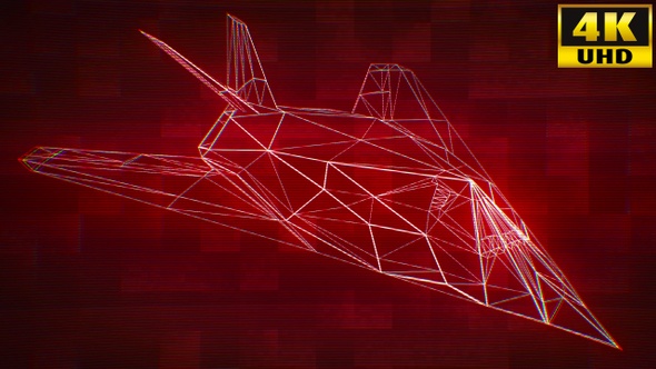 Cyberpunk Stealth Combat Jet Fighter Loops Pack V1
