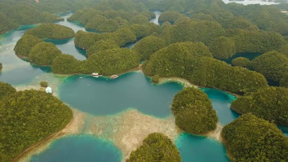 Seascape with Lagoons and Islands