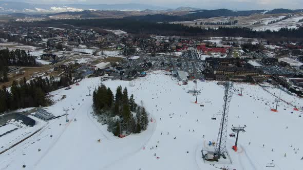 Most popular ski resort in Poland - Kotelnica Bialczanska in Bialka Tatrzanska