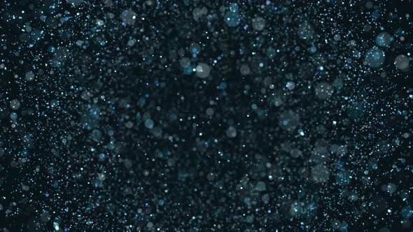 Abstract Background - Blue Particles