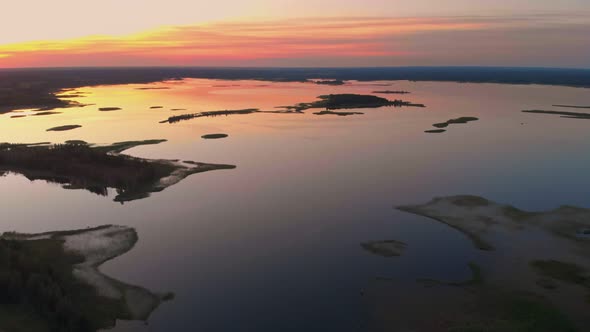 Aerial View of the Storm Clouds