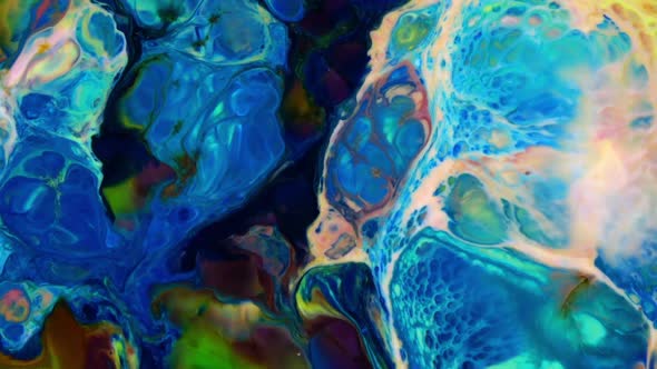 Abstract Colorful Invert Sacral Paint  Exploding Texture 377