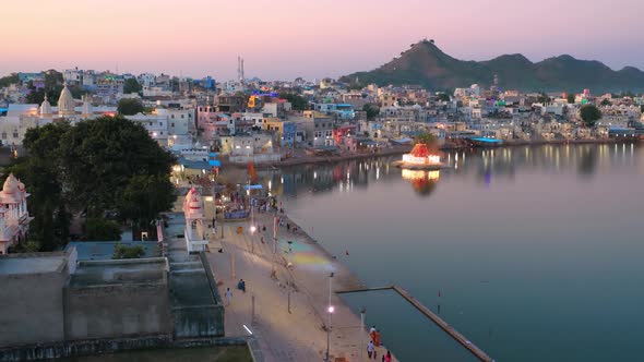 Pushkar Is a Town in the Ajmer District in the Indian State of Rajasthan