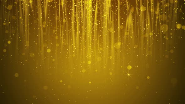 Glittering Gold Particles