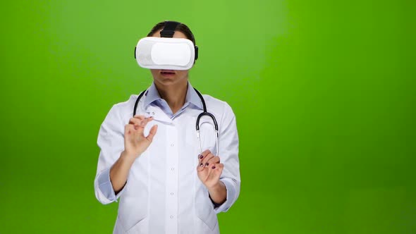 Viewing Medical Files Using Virtual Reality Glasses