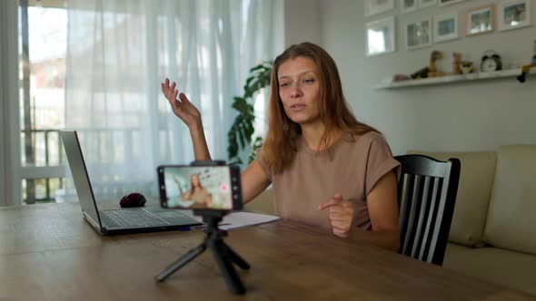 Woman Leads Live Video And Home Television