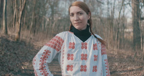 Folk Traditional Romanian Blouse Woman