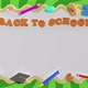 Frame with white background back to school - VideoHive Item for Sale