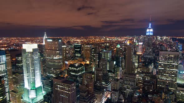 New York time-lapse from the Rockefeller building alt