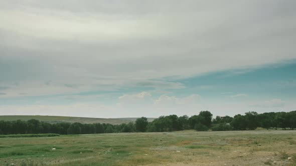 Green hills time lapse