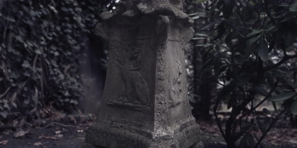 Old Stone with Carving