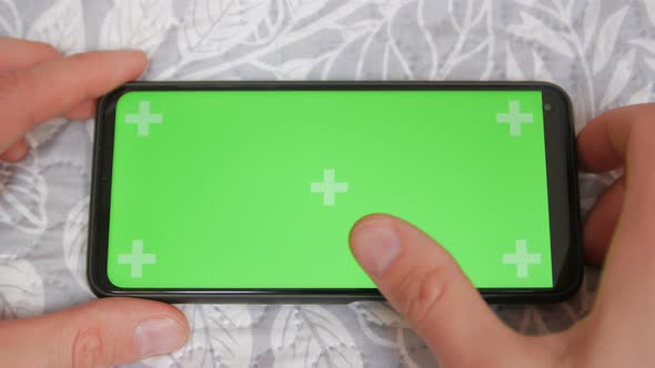 Fingers Smartphone Green Screen