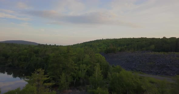 Small Town Aerials of Lake Hebron, Maine