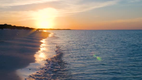 Showing A Beautiful Caribbean SunSet 