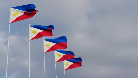 Philippines Flag on the Operating Chipset circuit board