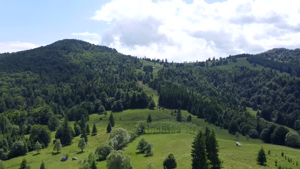 Picturesque Landscape Aerial View