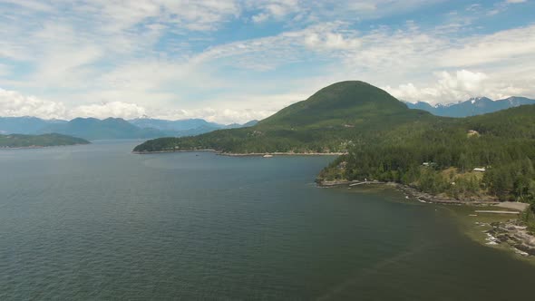 Aerial View of Bowen Island