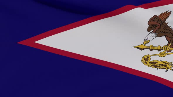 Flag American Samoa Patriotism National Freedom Seamless Loop