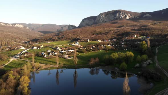 Top View of the Swiss Village