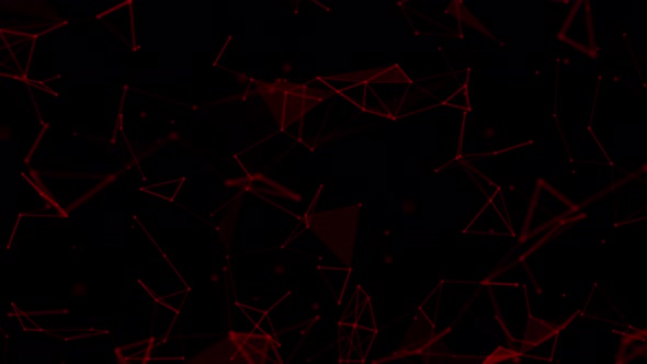Abstract Red Plexus Background