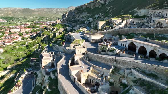 Great hotel in Cappadocia Aerial View 4 K Urgup City