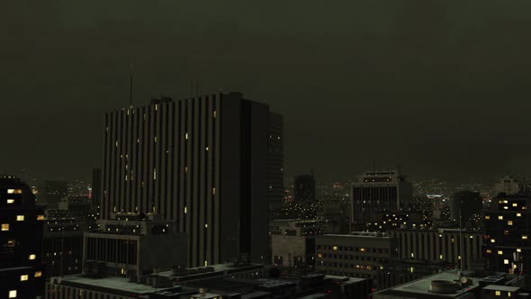 3D City Dark Night Lights V3