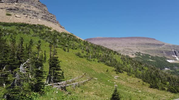 mountains in glacier national park, visit montana, travel usa