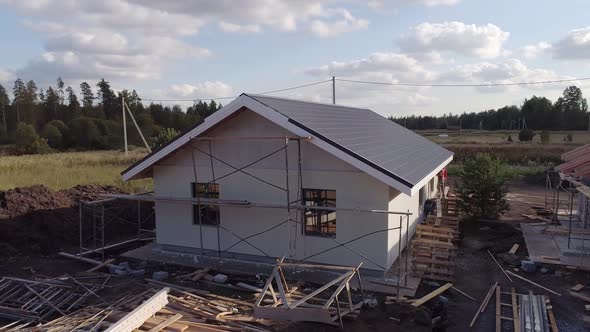 Construction of houses 16
