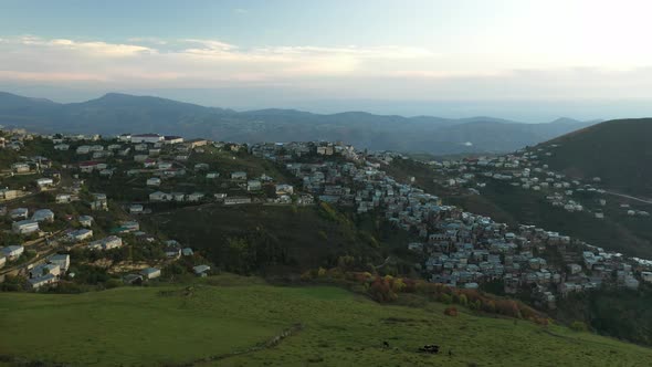 Roofs of the Highmountainous Village of Kubachi