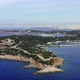 Greece, Athens riviera coast, Vouliagmeni bay, calm sea and blue sky background - VideoHive Item for Sale