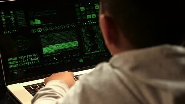 Boy Hacking Into The System alt