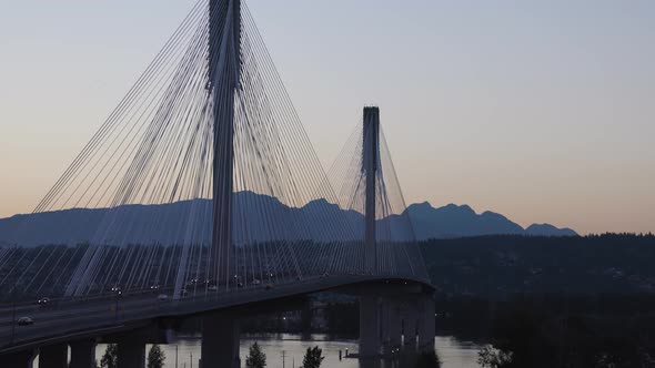 Port Mann Bridge Over the Fraser River