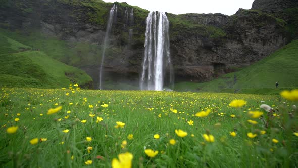 Magical Seljalandsfoss Waterfall in Iceland