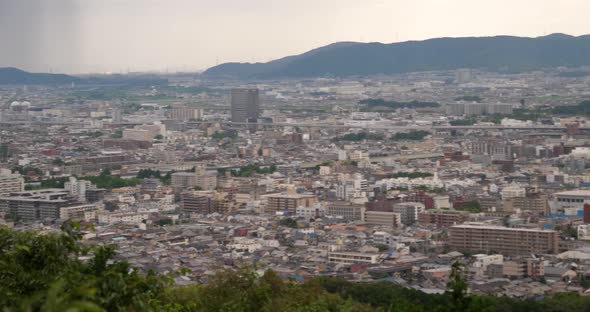Right pan of Kyoto city scape