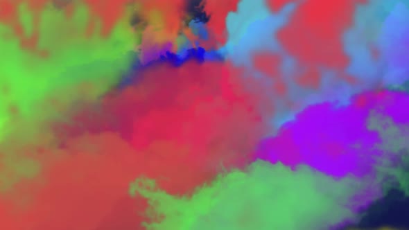 Realistic Colorful Cloud