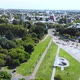 Skate Park, Plaza Ernesto Che Guevara, square (Rosario, Argentina) aerial view - VideoHive Item for Sale