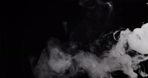 Cinematic Smoke Transition in Slow Motion