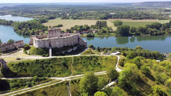 Chateau Gaillard Castle, Les Andelys, Normandy, France