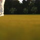 Golfer striking a ball during sunset - VideoHive Item for Sale