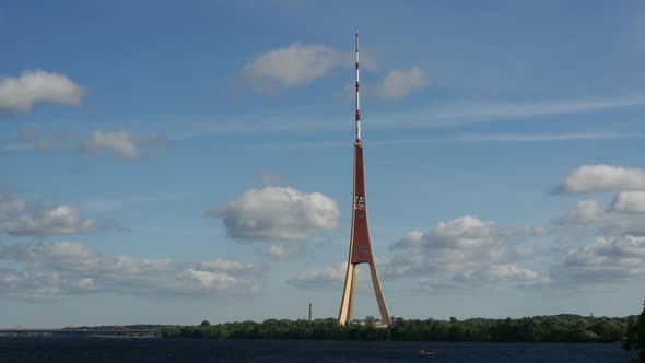 Time lapse from the Riga Radio and TV Tower