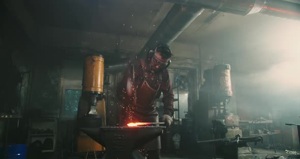 A Powerful Blacksmith Forges a Product