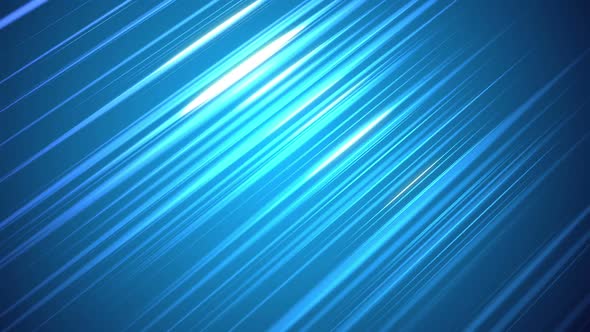 Visualization of light reflecting in the middle of a blue background.