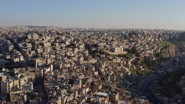 Drone Video of Cityscape in Arabic Style