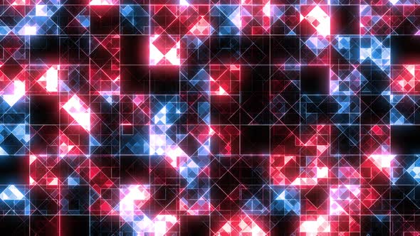 Abstract Technology Blue Red BG Loop 4K