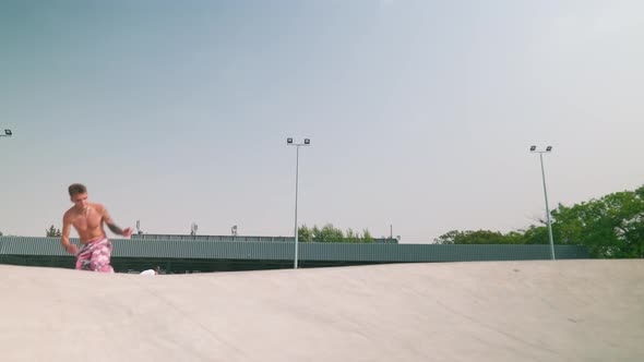 Sky And Skateboard