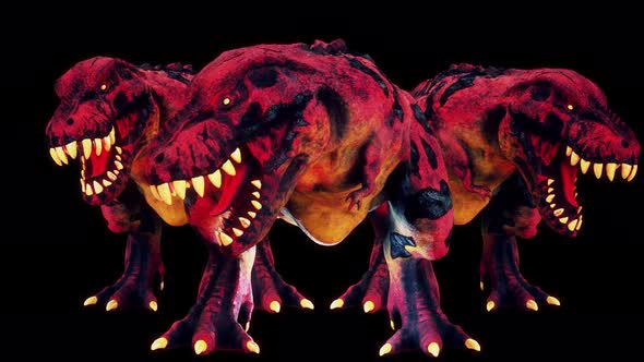 Scary Hell Dinosaur Vj Loop