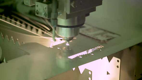 CNC Laser Cutting of Metal, Modern Industrial Technology