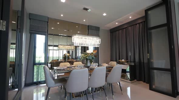 Luxury and Elegance Home Dining Area Decoration