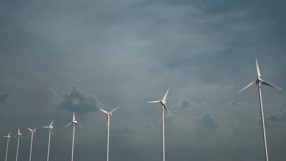 Antenna of an offshore wind farm