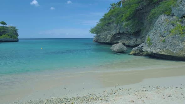 Playa Lagun Beach Cliff Curacao Lagun Beach Curacao a Small Island in the Caribbean